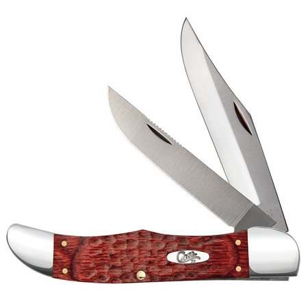CASE CUTLERY Knife, Rosewood Jig Folding Hunter W/ Sheath 00189